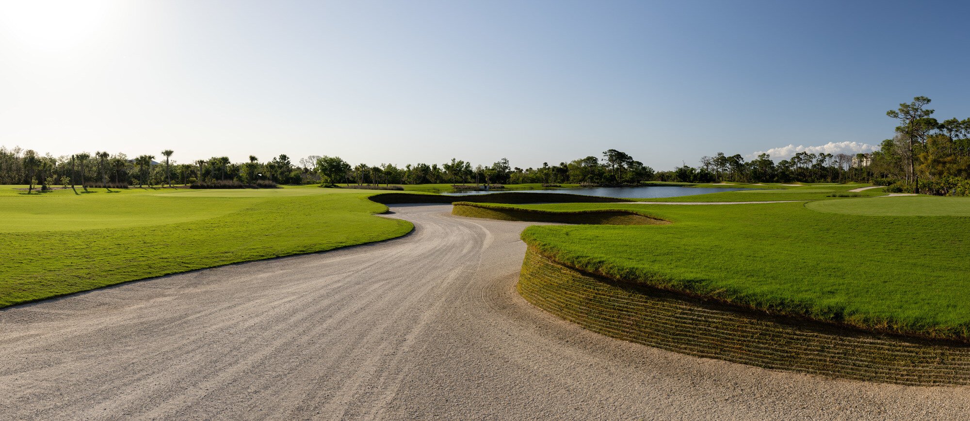 The championship course, a true escape into nature.